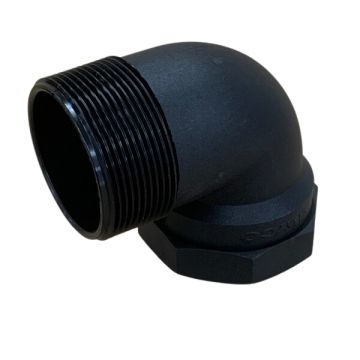 50mm Poly Elbow M&F Threaded 