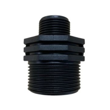 32mm X 20mm Poly Hex Nipple Threaded  