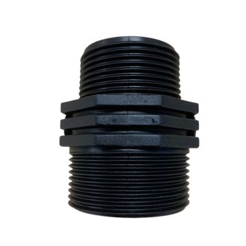 40mm X 32mm Poly Hex Nipple Threaded