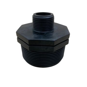50mm X 20mm Poly Hex Nipple Threaded 