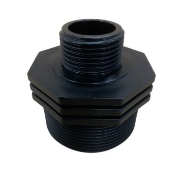 50mm X 25mm Poly Hex Nipple Threaded 
