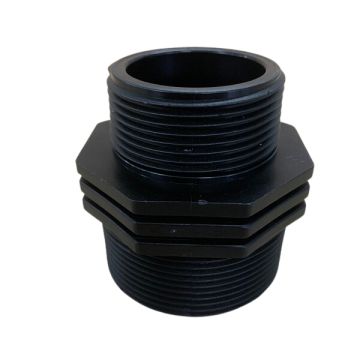 50mm X 40mm Poly Hex Nipple Threaded 