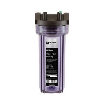 Puretec Basic HD1020-BC Filter Housing Clear Bowl 20mm Connections 10" 