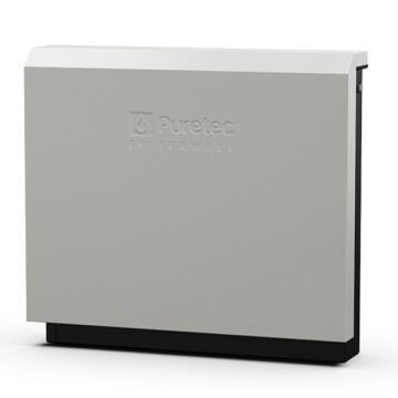 Puretec Filterwall-F5-SW Stone White Free Standing Whole House Water Filter 20"
