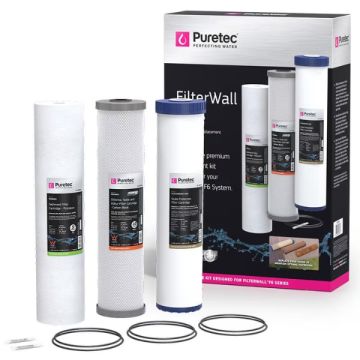 Puretec FR-F6 Premium Water Filter Cartridge Kit Suits FilterWall F6 
