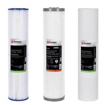 Puretec Hybrid G13 & R11 Triple Filter Cartridge Kit PL05MP2 - CB05MP2 - PX01MP2 20" 