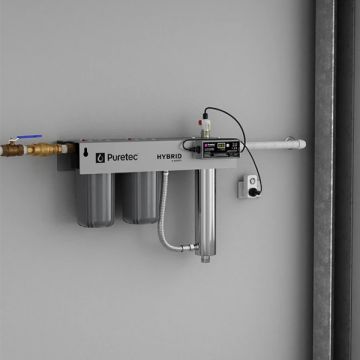Puretec Hybrid R1 Dual Whole House Ultraviolet Water Filter System 10" 