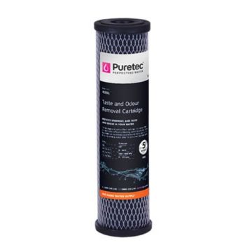 Puretec IC051 5 Micron Impregnated Carbon Water Filter Cartridge 2.5" x 10" 
