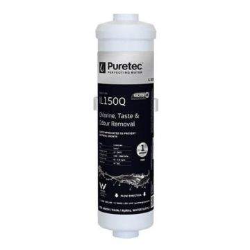 Puretec IL150Q 1 Micron Inline Fridge Water Filter Cartridge