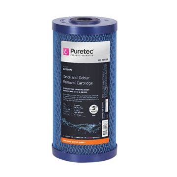 Puretec MC05MP1 5 Micron Moulded Carbon Water Filter Cartridge 4.5" x 10"  