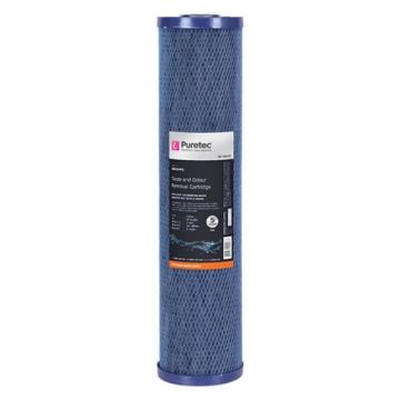 Puretec MC05MP2 5 Micron Moulded Carbon Water Filter Cartridge 4.5" x 20"  