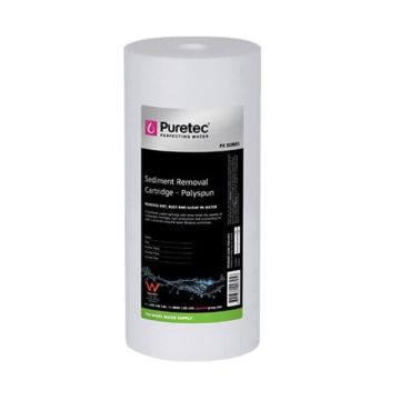 Puretec PX01MP1 Polyspun Sediment Water Filter Cartridge 4.5" x 10" 1 Micron