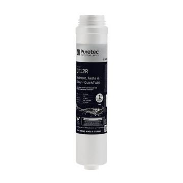 Puretec QT12R Quick Twist Replacement Water Filter Cartridge 1 Micron              