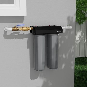 Puretec WH2-55 Dual Stage Whole House Mains Water Filter System 20" 