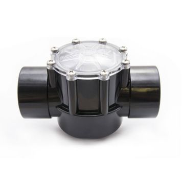 50mm 2" PVC Non Return Valve Clear Lid Suit PVC Pressure Pipe TNRV50