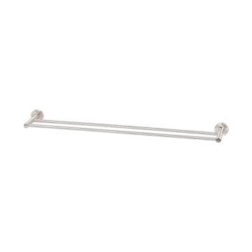 Cob & Pen Double Towel Rail 750mm Brushed Nickel - Radford