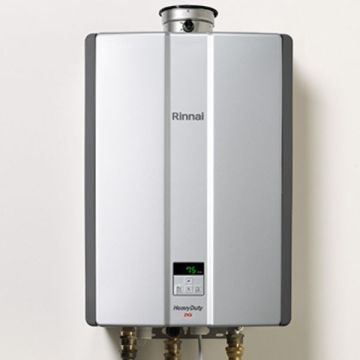 Rinnai HD210IN50 NATURAL GAS Internal Heavy Duty Hot Water Heater Preset 50C   