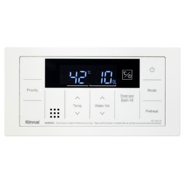 Rinnai Infinity BC145 Bathroom Deluxe Hot Water Temperature Controller White