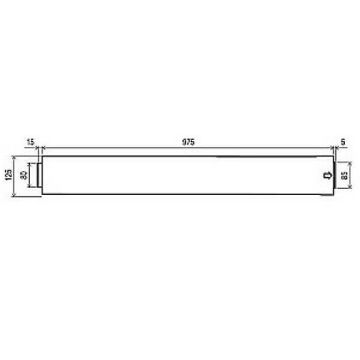 Rinnai Infinity FFPIPE1000 Flue Pipe 1000mm 