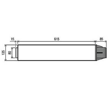 Rinnai FFWALLTERM Horizontal Flue Terminal