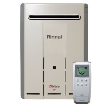 Rinnai Infinity Touch 26 Natural Gas Preset 60C Continuous Flow Hot Water System INF26TN60MA  
