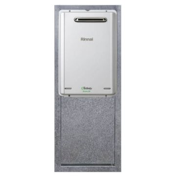 Rinnai RBOX07L Lockable Recessed Box Zinc Steel Suit Infinity Enviro 16 & 26  