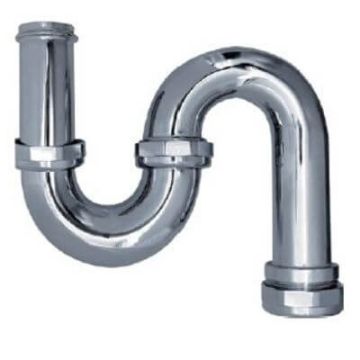 40mm S Trap Copper Chrome Easy Fix Suit Copper Tube