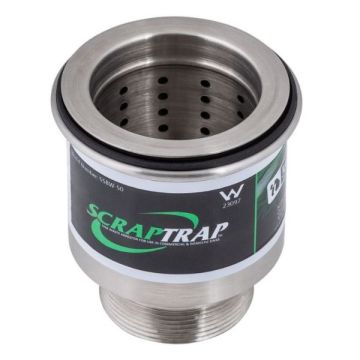 50mm Scrap Trap Cast Sink Waste Arrestor 304 Stainless SCRAP-S-50