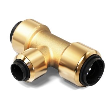 20 X 20 X 15 Centre Tee #25 Sharkbite Copper Push RA412