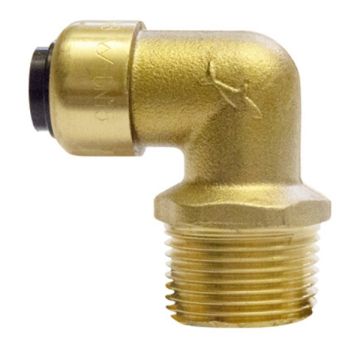20mm Male X 15mm 1/2" Elbow Sharkbite Copper Push RA380 