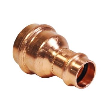 20mm X 15mm 1/2" Socket Reducer Water Copper Press