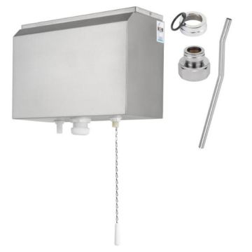 Stainless Steel Pull Chain Urinal Cistern Accessories Kit M-URACCKIT