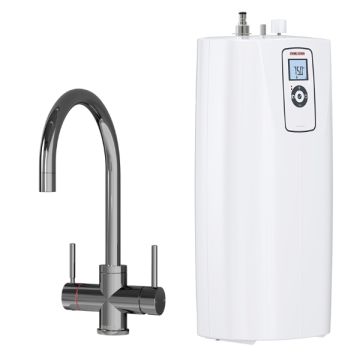 Stiebel Eltron HOT 2.6 N Chrome 3 in 1 Mixer Electric Under Sink Boiling Unit 207997