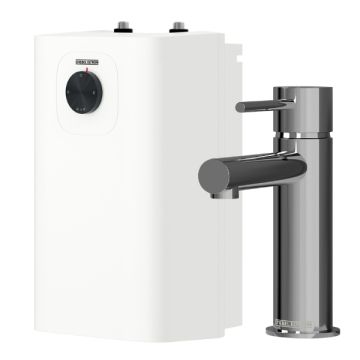 Stiebel Eltron SNU 5 Plus Chrome Fixed Outlet Mixer Hot Water Heater Open Vented 208205