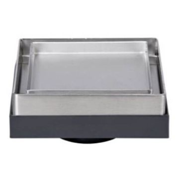 Tile Insert Point Drain 100mm x 100mm x 50mm Outlet FW-100TI-50
