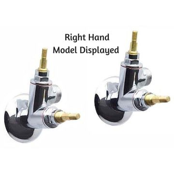 Unstyled Left Hand Washing Machine Tap Conversion Kit Less Handles