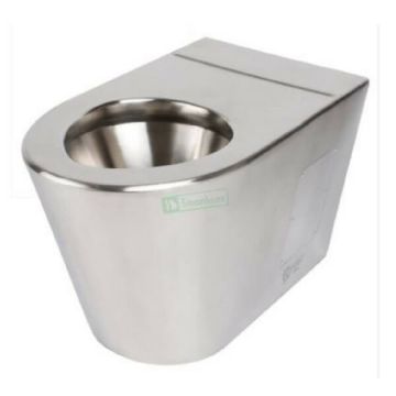 Wall Faced Toilet Pan S Trap Stainless Steel WC-SSWFS