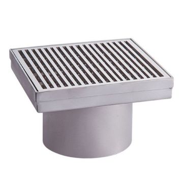Wedge Wire Insert Point Floor Drain 130mm x 130mm x 89mm Outlet 316 Stainless FW-130WWI