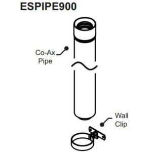 Rinnai ESPIPE900 Energysaver Flue Pipe 900mm