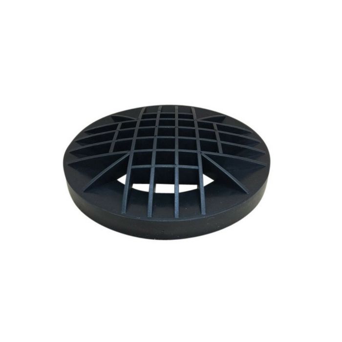 100mm Domed DT Grate Black Poly
