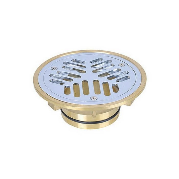 100mm Vinyl Floor Waste Cp Grate & Base Suit Pvc 