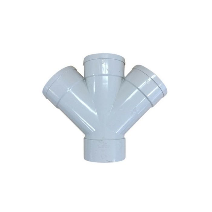 100mm X 45 Deg Double Junction F&F Dwv 
