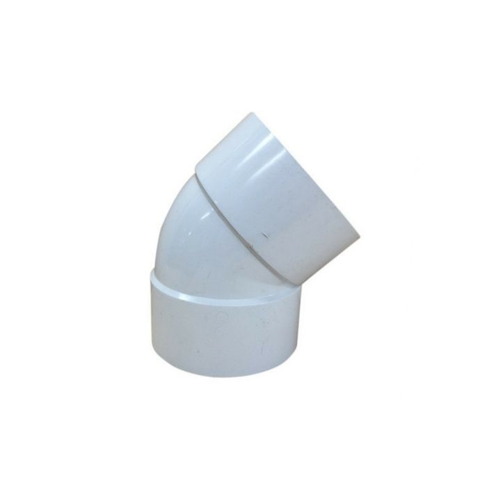 100mm X 45 Deg F&F Bend Plain Dwv 
