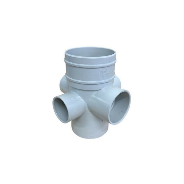 100mm X 50-50-40-40 Riser Junction M&F 4 Way Dwv 