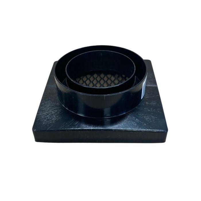 150mm PVC Square Stormwater Grate Stainless Mesh Suits 90mm & 100mm Pipe SSWF0623