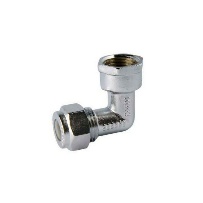 15Fi X 15C 1/2" Nylon Olive Female Elbow Chrome