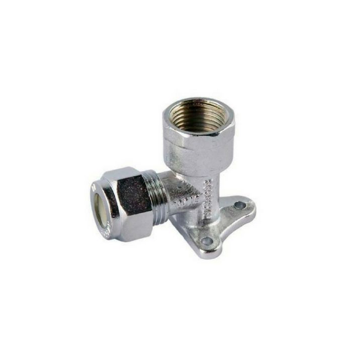 15Fi X 15C 1/2" Nylon Olive Female Elbow Lugged Chrome