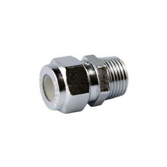 15Mi X 15C 1/2" Nylon Olive Male Union Chrome