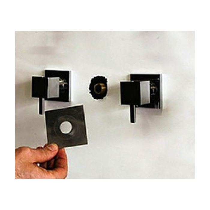 15mm 1/2" BSP 70mm X 70mm Square Stainless Steel Cover Plate CSQSS12BSP  