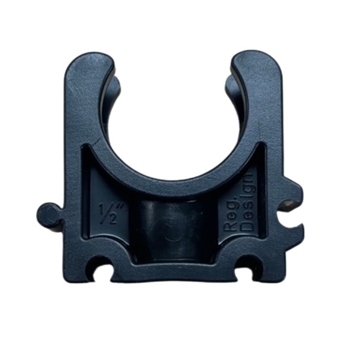 15mm Flat Mount Pipe Clip Suit PVC Pressure Pipe SADPC015